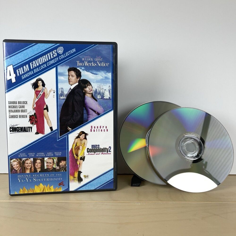 4 Film Favorites Sandra Bullock Comedy Collection Disc(s) Only, Ships